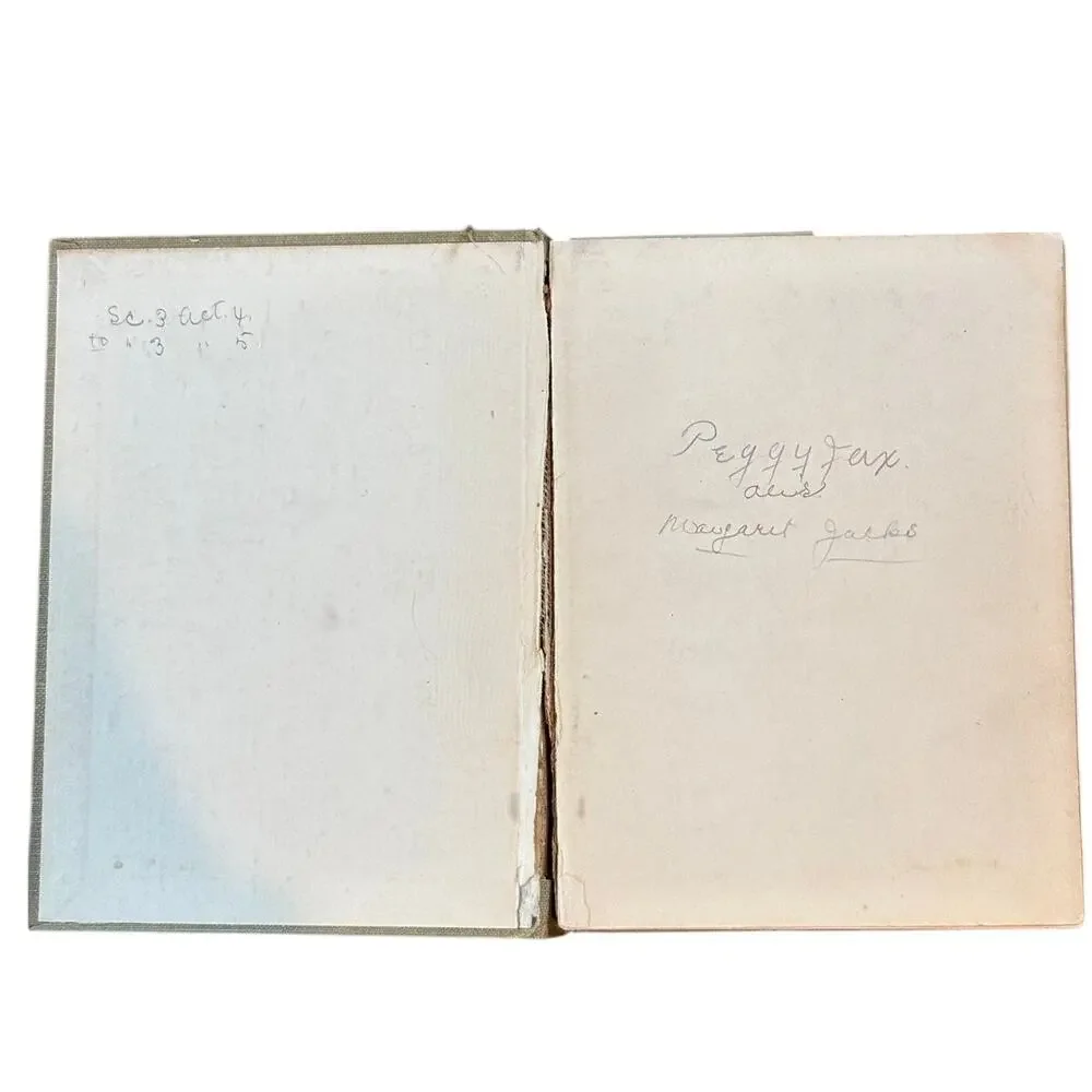 Vintage 1907 Sheridan's Plays, Rivals & School for Scandal, RB Sheridan, HC